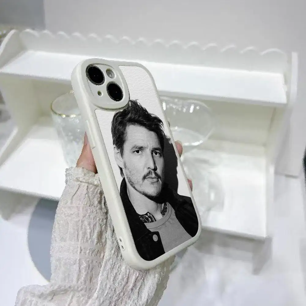 Pedro Pascal Collage Pics Phone Case For Iphone 15 14 13 Pro Max 12 11 Mini X Xr Xs 7 8 Puls Lambskin Silicone Cover