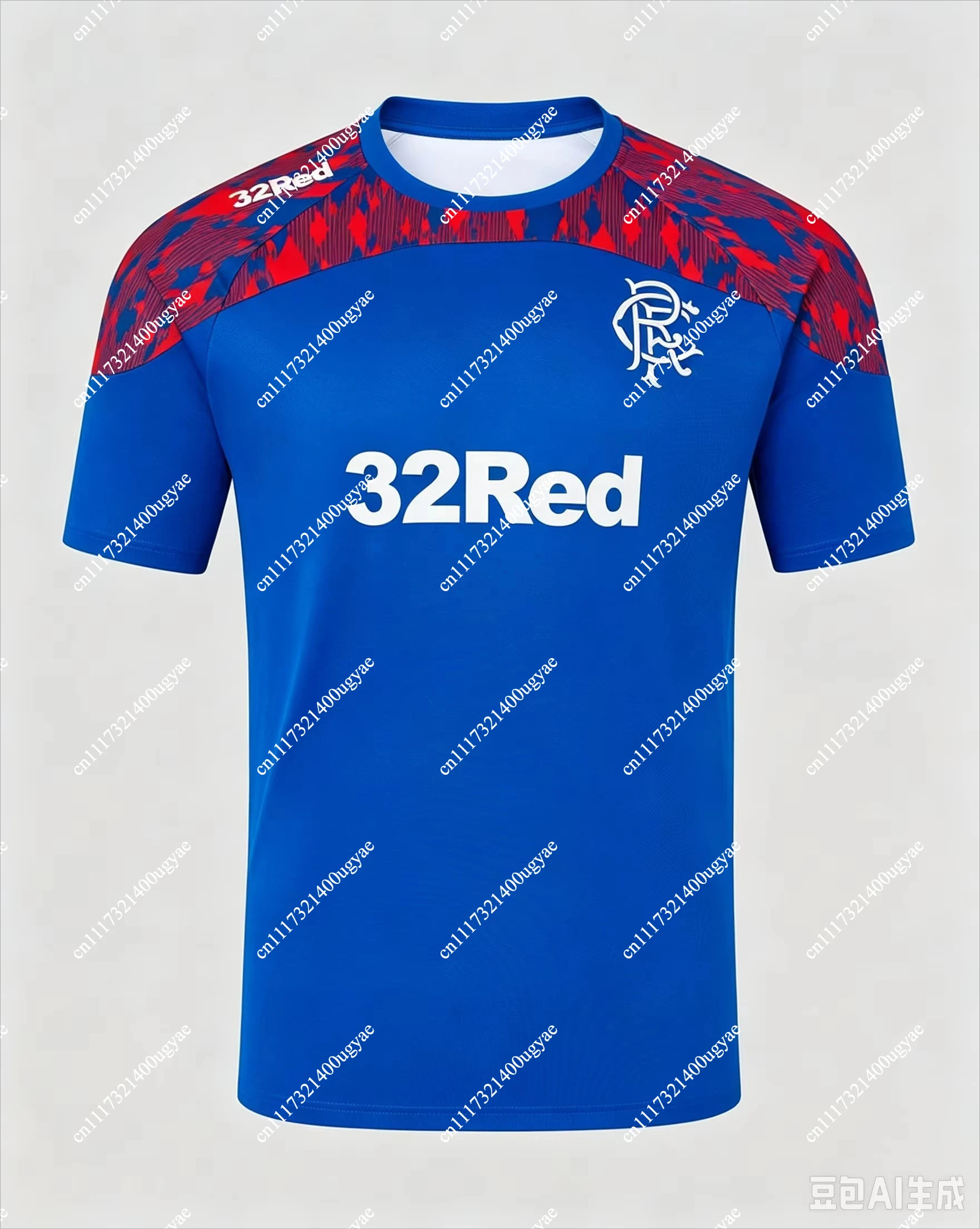 2026 Hot Sales Rangers Football Jersey Men's Summer Sports Oversize T-shirt Breathable Quick Drying Streetwear FamilyMatching