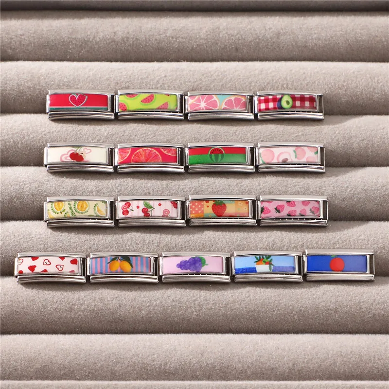 جديد جميل الحيوانات الأليفة القطط والكلاب وصلات سحرية إيطالية تناسب 9 مللي متر سوار الفولاذ المقاوم للصدأ النساء الرجال DIY بها بنفسك صنع المجوهرات #6