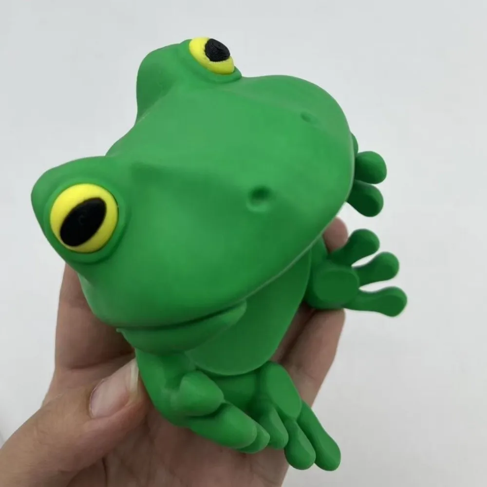 3D Printing Frog Cans Cover Reusable Dust-proof Movable Mouth Frog Jar Lid Leakproof Universal Soda Can Lid Drinkware Accessory