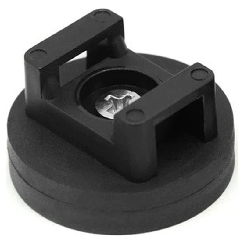 2026 New Fixed Cable Tie Holder 22Mm Magnetic Base Saddle Shaped Multipurpose With 10Pcs Cable Ties
