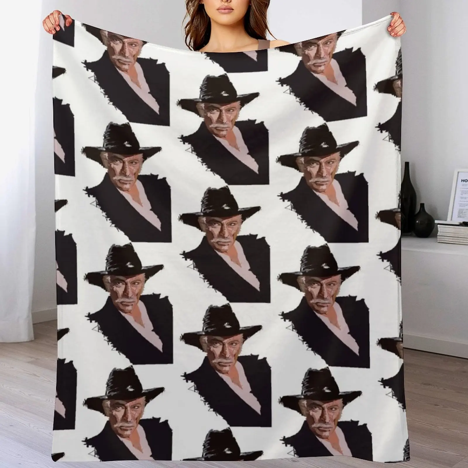 

Lee Van Cleef - without background Throw Blanket Travel Size Cozy Blanket for Plane Train