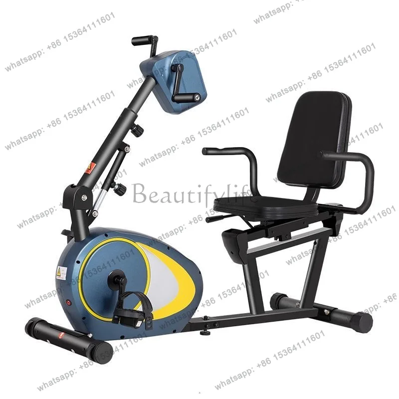 LSElectric Rehabilitation Exercise Bike, Elderly Stroke Paralysis, Fitness Leg Machine, Upper and Lower Limb Trainer