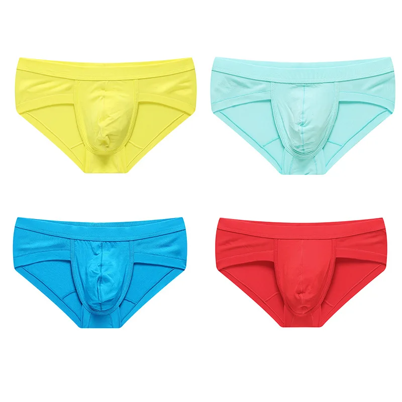 3pcs/lot Man Underwear Briefs Low Rise Sexy Man Under Panties Comfortable Men Body Fitting Bikini Soft Male Underwear Jock