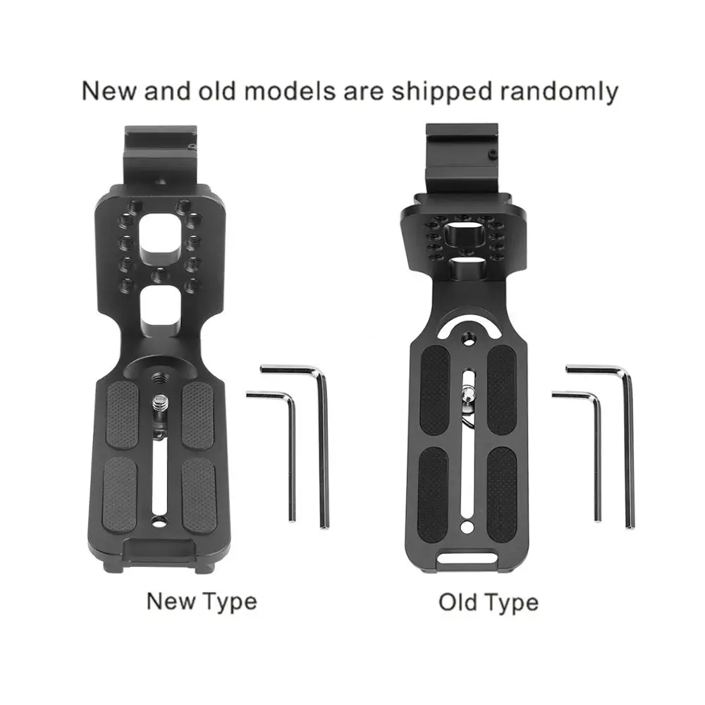 Camera L Plate Universal Metal L-Shape Quick Release Plate With Hot Shoe Mount For Hydraulic Ballhead SLR Camera Quick Release