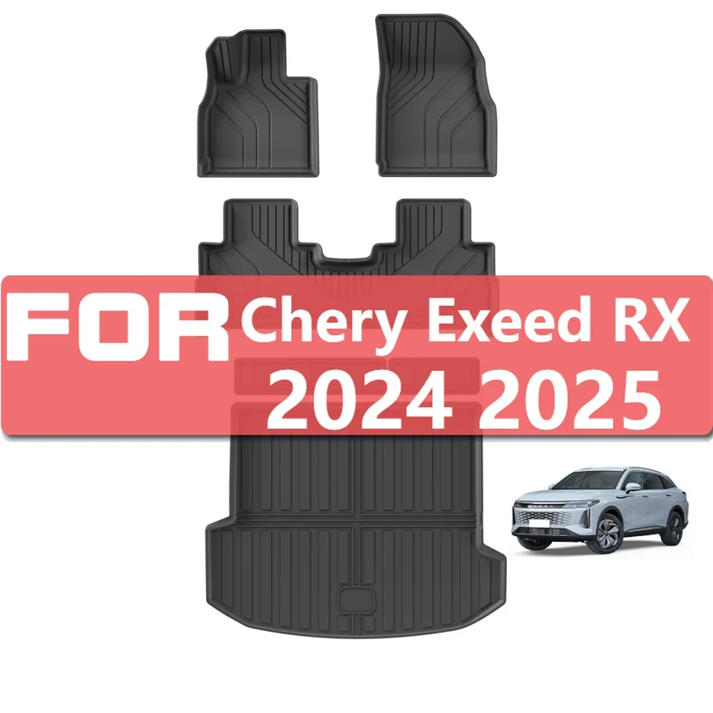Коврик для ног TPE для JAECOO OMODA C9/Chery Exeed RX 2023 2024, топливные автомобильные коврики, подкладка для багажника, коврик для багажника Коврик для ног TPE для JAECOO OMODA C9/Chery Exeed RX 2023 2024, топливные автомобильные коврики, подкладка для багажника, коврик для багажника
