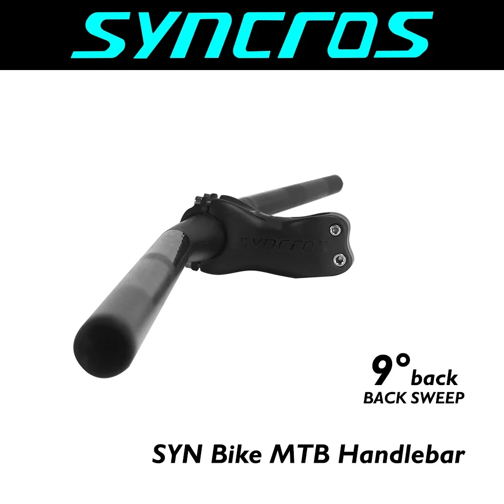 

9° Syncros Carbon Fiber Fraser SL Mountain Bicycle Handlebar MTB Bike Accessories Clamp 31.8*660/680/700/720/740mm