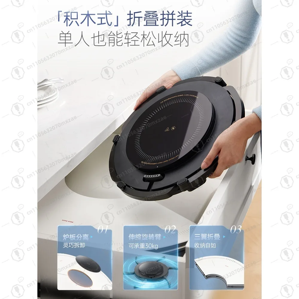 حصيرة تسخين الطعام متعددة الوظائف - طاولة طعام قابلة للطي وقابلة للدوران لتدفئة الوجبات المنزلية #5