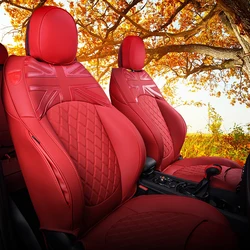 Car Seat Cover Protector Cushion Pad For Mini Cooper F55 5 Door F56 3 Door F57 CABRIO JCW 2023 2022 2021 2020 2019 2018 2017 16