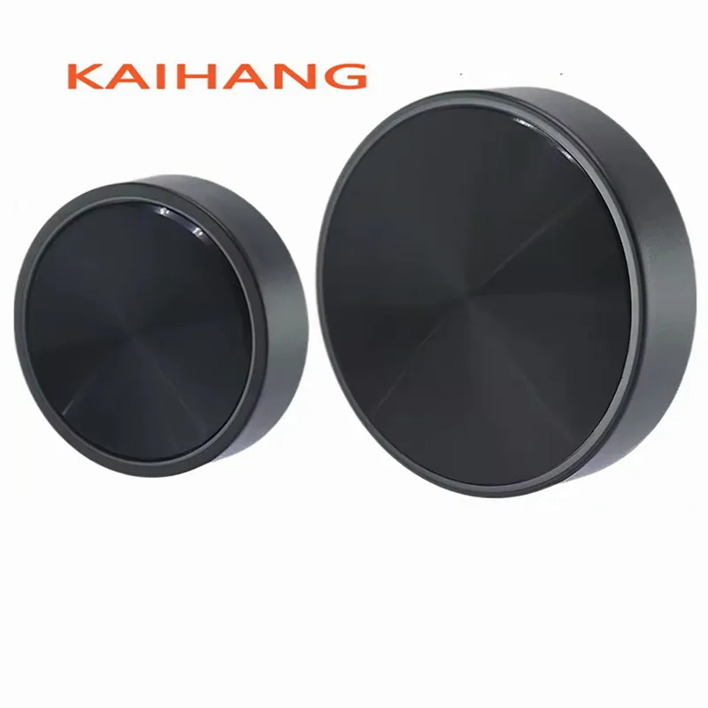 6mm Spline Shaft Light Transmission Rotary Knob 49.5/69.5MM CD Texture Plastic Potentiometer Knob For Amplifier Audio Volume