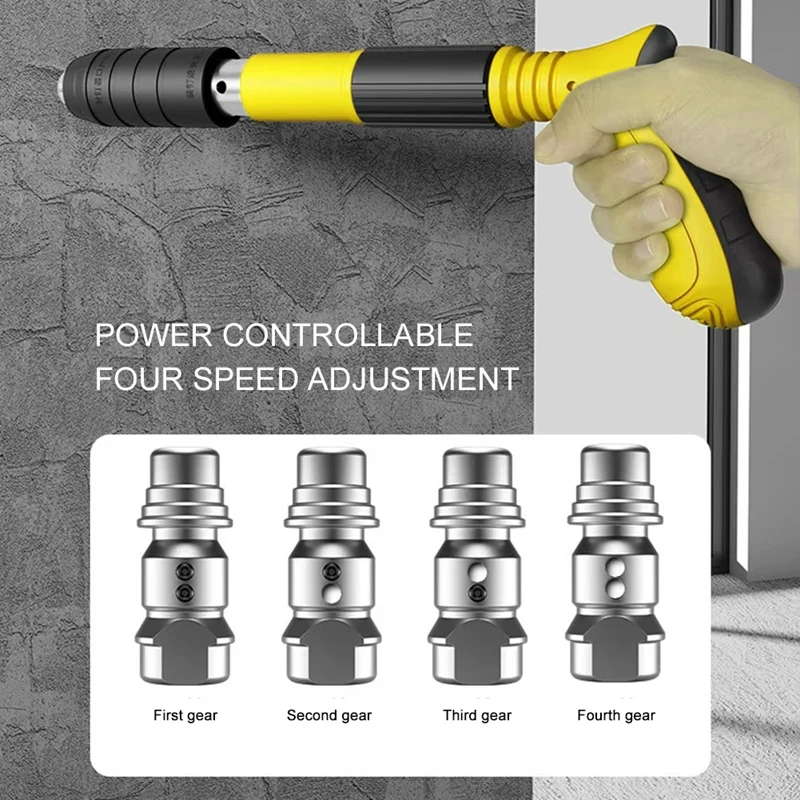 BAAG-木工/装飾統合エアネイラー多目的低ノイズ手動ネイラーツール壁鋼釘用