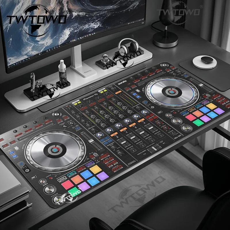 Tapis de souris Radio Dj Gamer impression demande tapis de souris d'ordinateur personnalisé XXL tapis de souris en caoutchouc naturel bureau doux PC tapis de souris de bureau