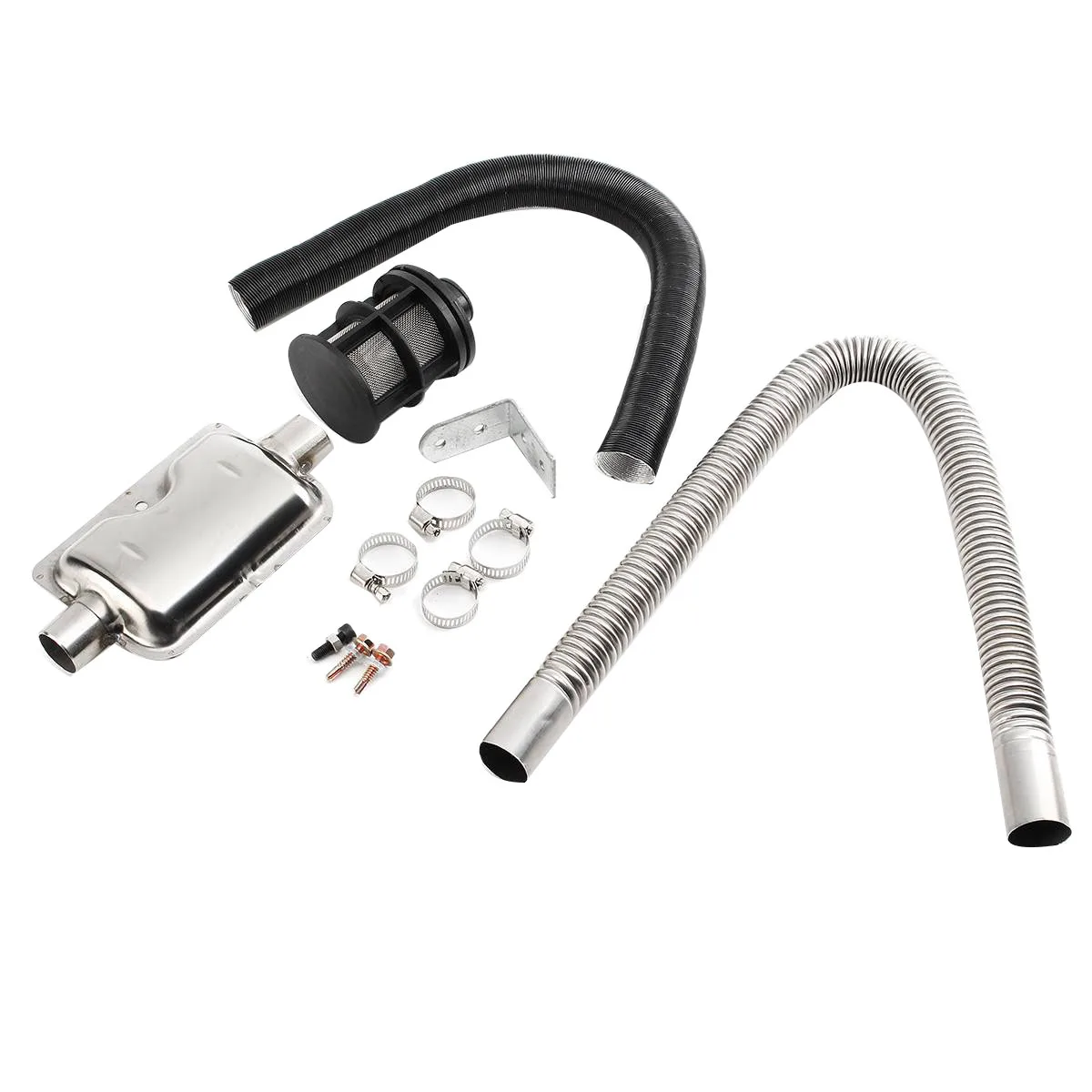 Diesel-Parking Heater 24mm Exhaust-Silencer 25mm Filter Exhaust Air Intake Pipe Hose Line for Eberspacher