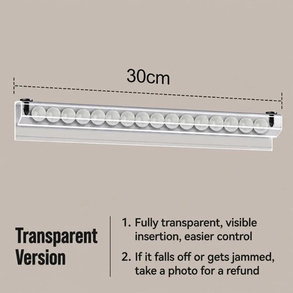 Multifunctional Plastic Order Ticket Holder Clear Wall Mount Restaurant Bill Rack Takeaway Order Clip Office Cafes Pubs