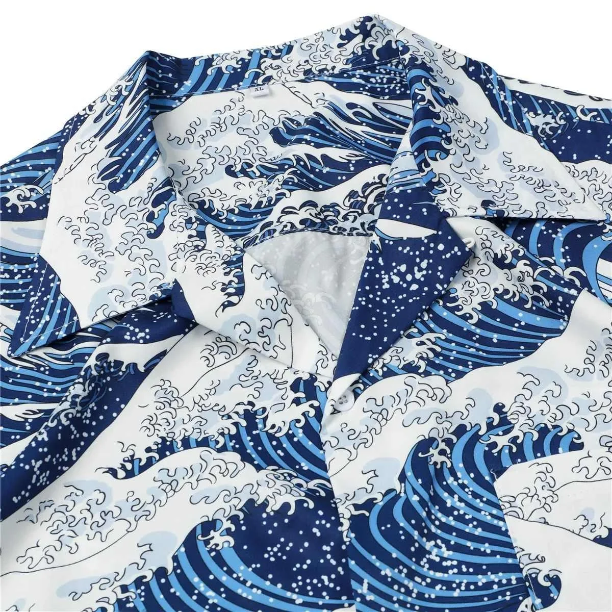 

ort Sve 3D Foam Printed Casual irt Wave Flower Pattern Slim Fit Cotton Sunscreen Treaent Ice Sensation oulder Sve