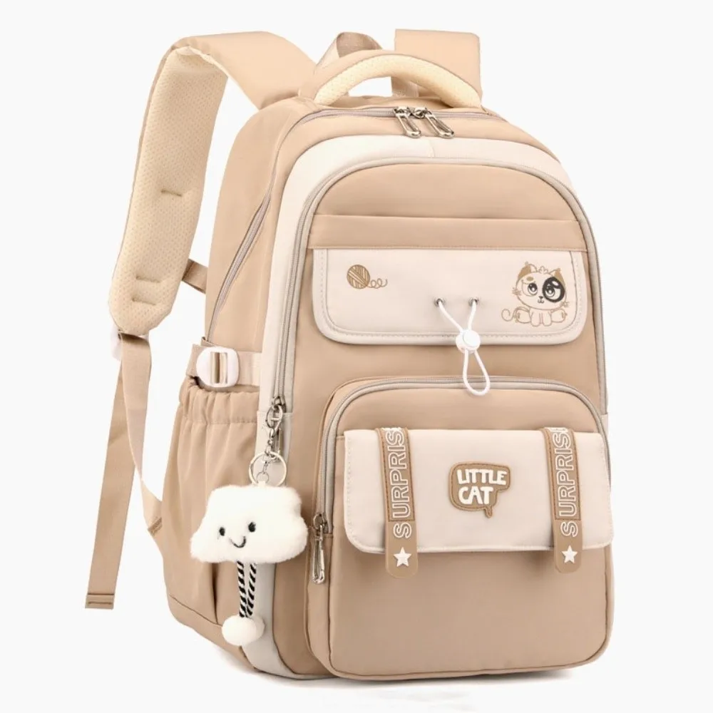 حقائب مدرسية مقاومة للماء للأطفال قابلة للتنفس من سلسلة القطط للأطفال حقائب ظهر مدرسية مع قلادة حقائب مدرسية أساسية للأطفال الابتدائية #5