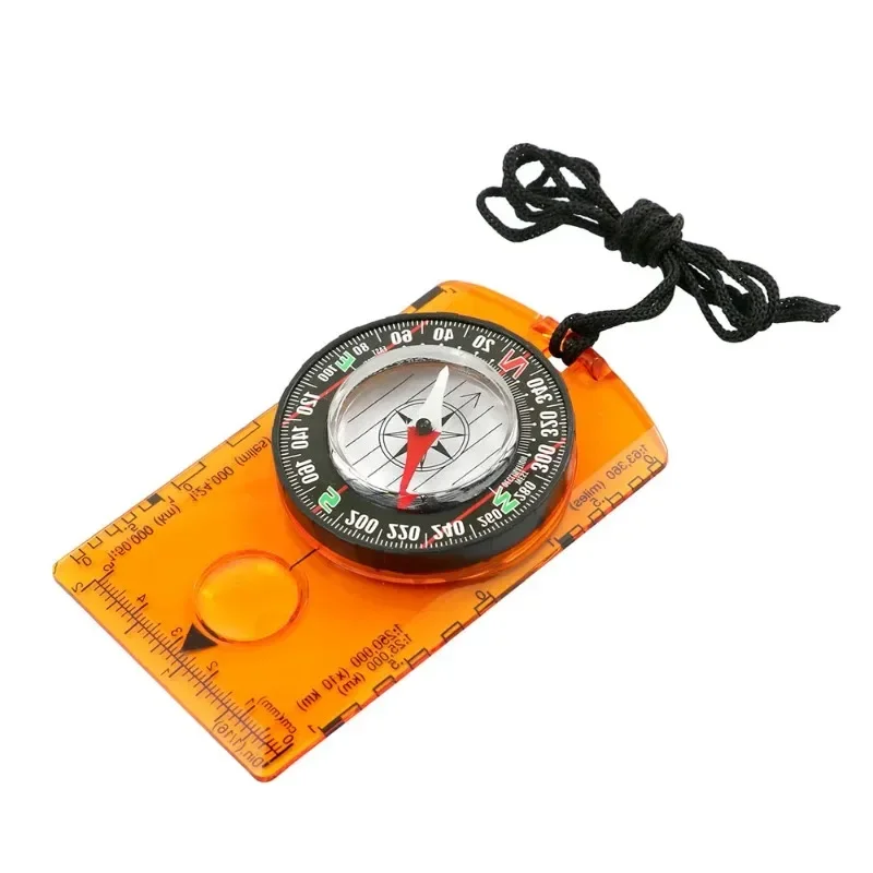 Outdoor Multi Functional Navigation Compass for Orienteering Hiking Backpacking Pocket Carrying Novelty Gift Scale Map Ruler
