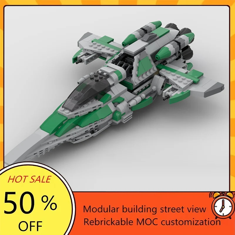 

Набор для сборки космического корабля из 541 детали: популярная модель из фильма «Звездные войны», модульный конструктор, технологичный подарок, праздничный набор для детей