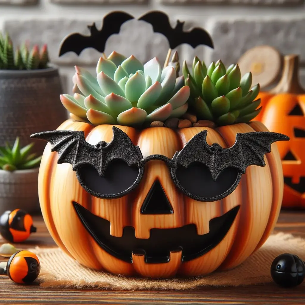 

Halloween Pumpkin Flowerpot Decorations Resin Flowerpot Halloween Decorations Garden Ornaments