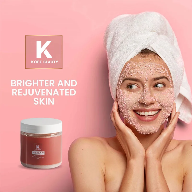 

Glow Exfoliator Remove Dead Skin Gentle Exfoliating Facial Body Scrub Cream Non-irritating Lightening Dark Skin Body Care