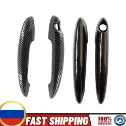 Fit For BMW MINI Cooper S R50 R52 R53 R55 R56 R57 R58 R59 R61 Car Handle Cover Gloss Black Carbon Fiber Car Door Handle Cover