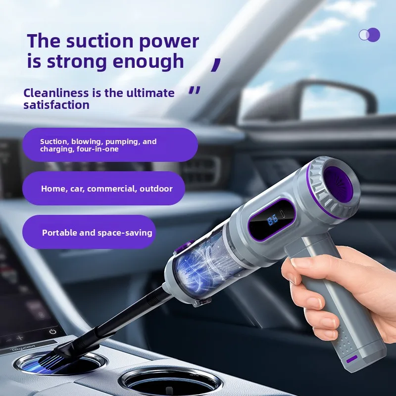 

Автомобильный пылесос, портативный, компактный, с супермощным всасыванием, высокой мощностью, универсальный, многофункциональный, для дома и автомобиля.