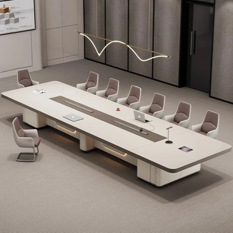 280 to 800 cm negotiation training table meeting tables conference table Office Furniture gaming desk Equipped with LED lights