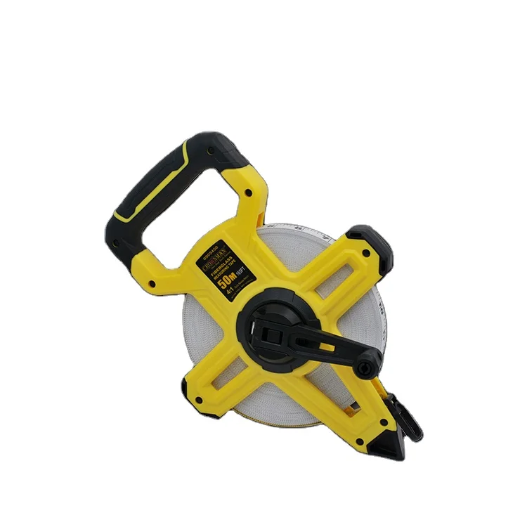 

CROWNMAN Measuring Tools Long Distance Fiberglass Tape Super Durable and More Comfortable High Quality Engineering Measure 50m