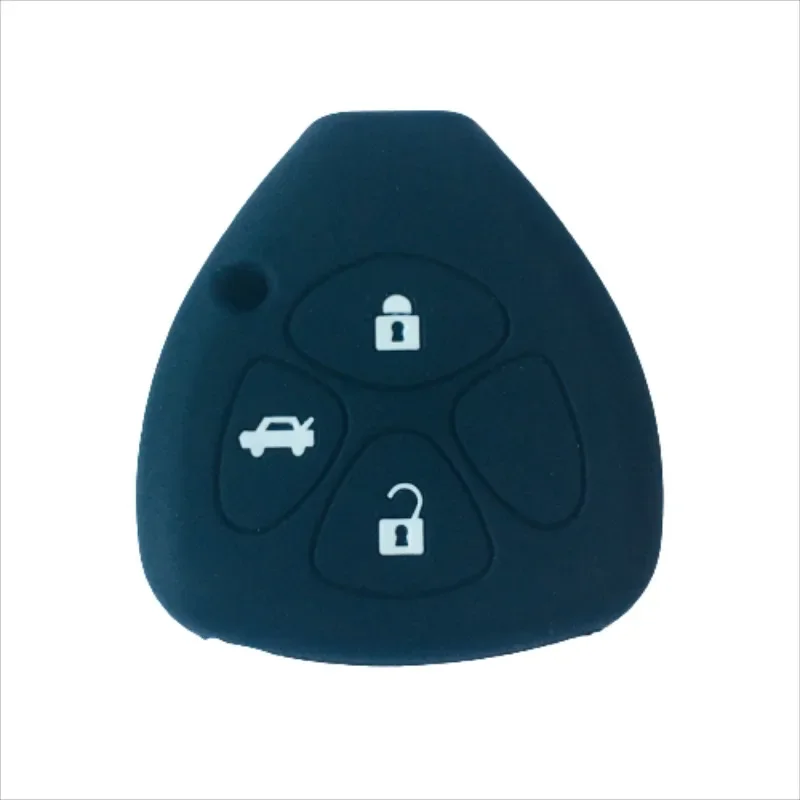 Silicone Car Key Case Cover For Toyota Camry 40 Corolla Scion RAV4 Avalon Reiz Remote Protection Shell Skin Holder Accessories