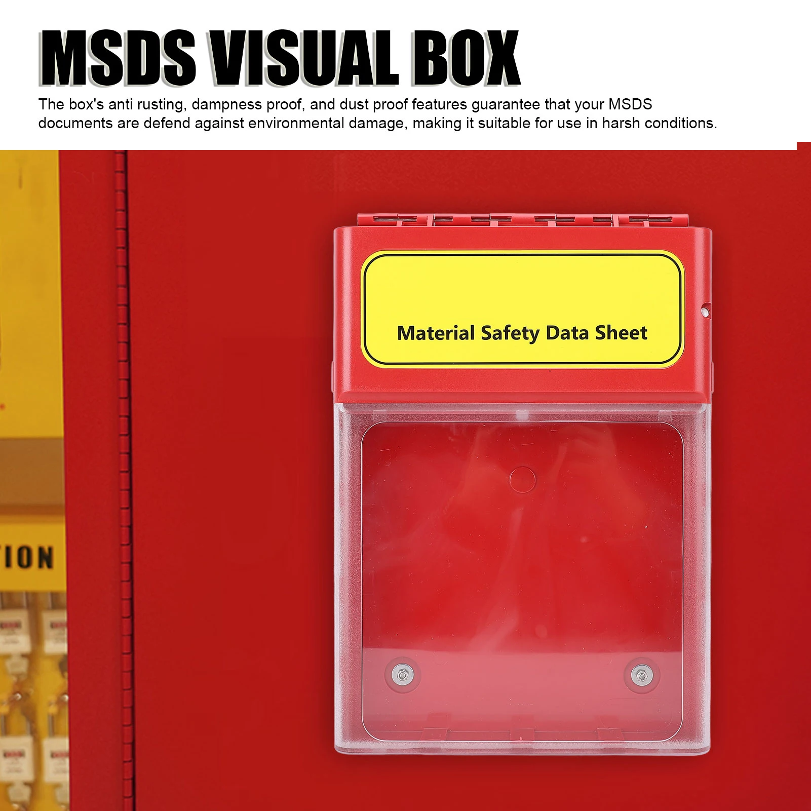 صندوق تخزين البيانات صندوق بيانات MSDS صندوق بصري MSDS لجمع الملفات صندوق تخزين بيانات مواد القفل المغناطيسي المتكامل #3