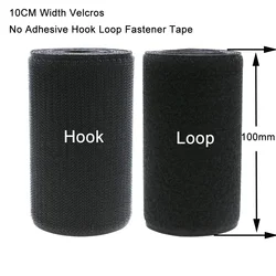 10CM Width Fastener Tape No Adhesive Hook Loop Fastener Tape Sewing Magic Tape Sticker Strap Sewing DIY Crafts Clothing