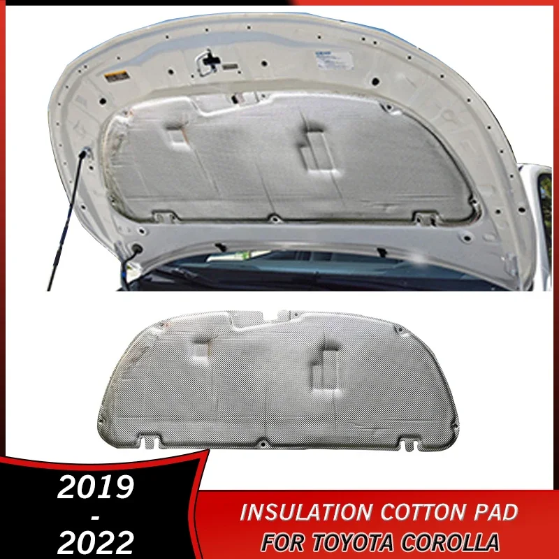 

2019-2022 Engine Soundproof Insulation Cotton Pad for Toyota Corolla 2019 2020 2021 2022 Accessories Heat Sound Mat Firewall