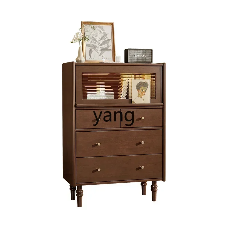 LH solid wood locker vertical cabinet household living room wall locker