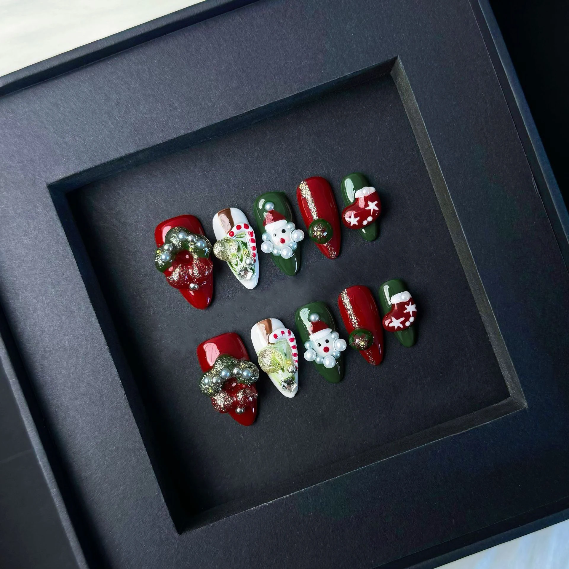 Conjunto de 10 Unidades de Unh - Nail Art Red Cherry avaliação e preço