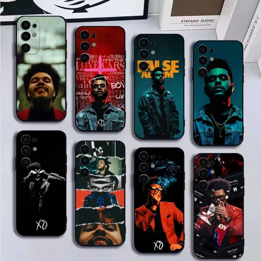 Etui na telefon The Weeknd XO do Samsunga S25, S24, S21, S22, S23, S30, Ultra, S20, Plus, Fe, Lite, czarne.