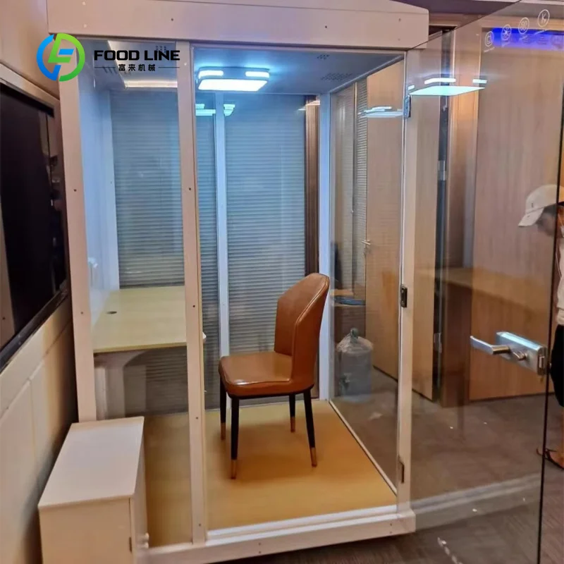 Customized Modular Silent Cabin Customized Movable Sound Insulated Home Office Privacy Booth Acoustic Pod Soundproof Booth