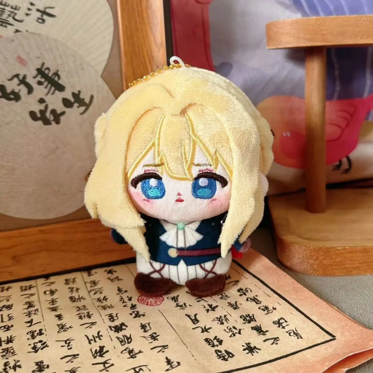 10 سنتيمتر أنيمي البنفسجي Evergarden تأثيري نجم البحر الجسم Kawaii البنفسجي أفخم دمية صغيرة دانغو أفخم قلادة المفاتيح هدايا أعياد ميلاد للأطفال