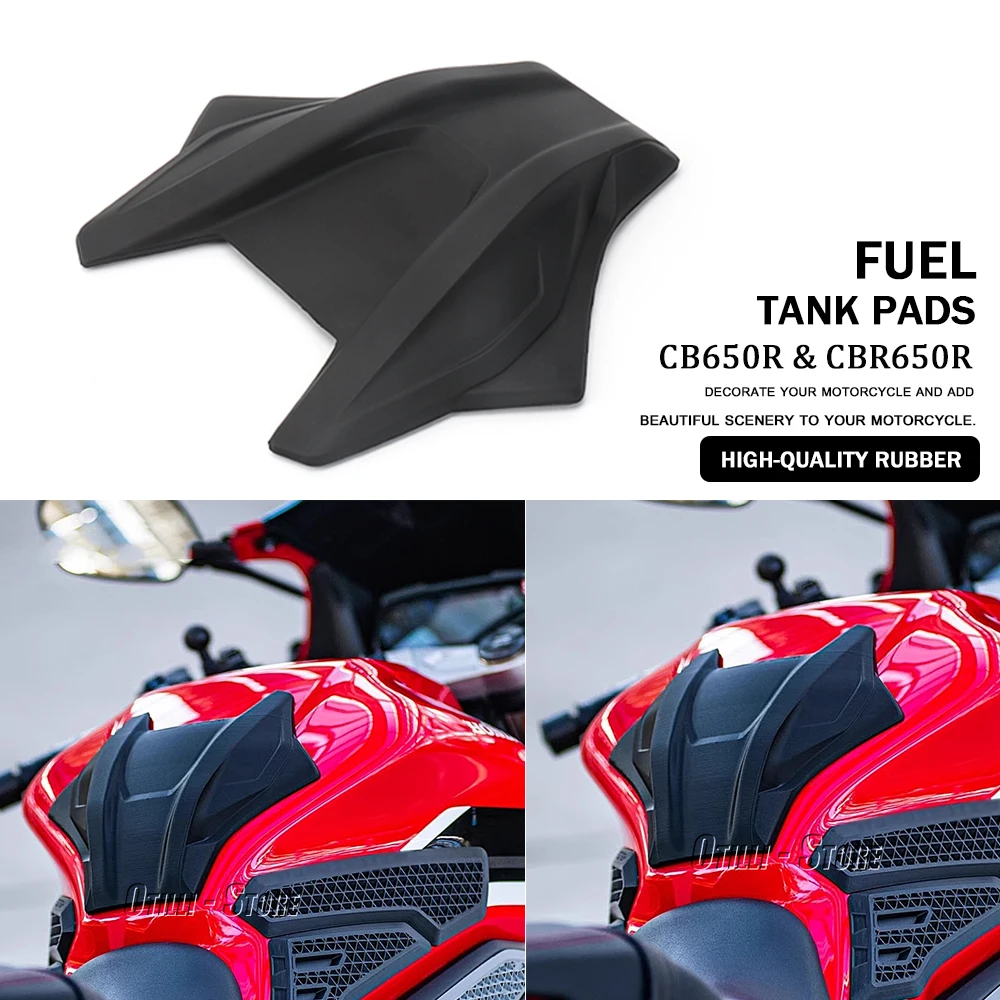 Motorcycle Accessories Black High-quality rubber Fuel Tank Pad Sticker Protection For Honda CB650R CB650 R CB 650R CBR650R