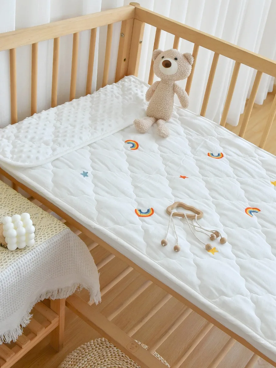 Newborn Baby Washable Mattress Mattress Baby Cotton Bed Mattress Kindergarten Children Bean Velvet Nap Mat Quilt