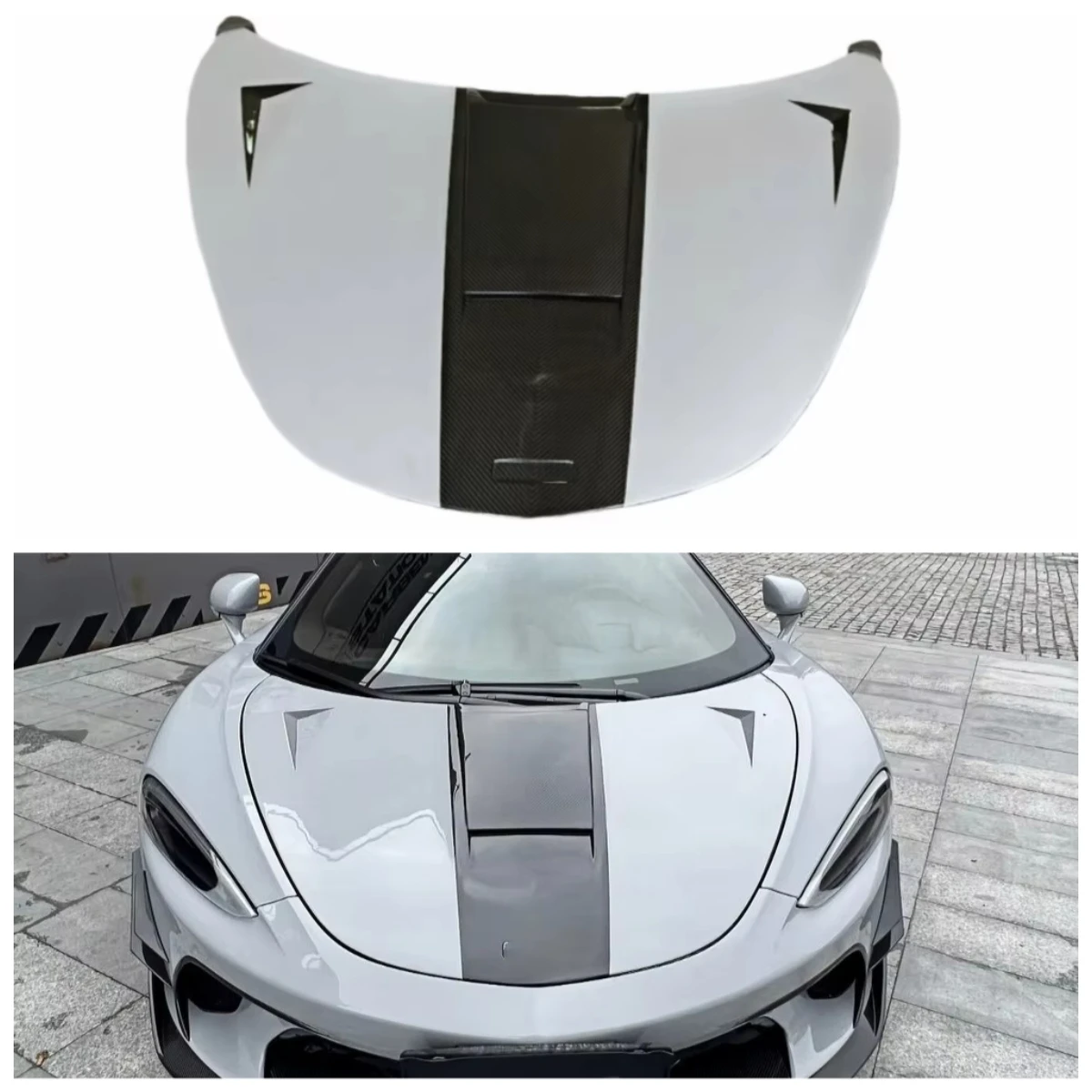 Car Modification PRO Style High-quality Carbon Fiber Engine Hood Engine Hood Suitable for McLaren GT