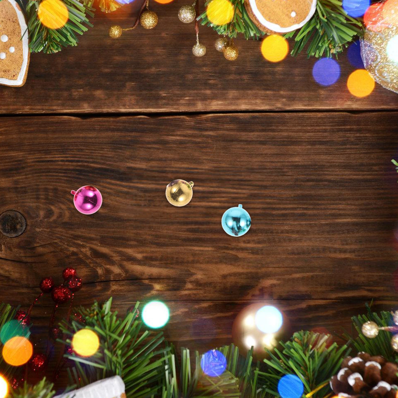 

100 Pcs Colorful Plastic Light Bulb Beads for Christmas Tree Ornaments Craft Bracelets Jewelry Parts Colored Beads Charm Making