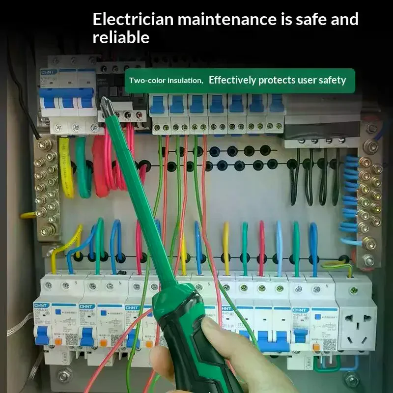 

1Pc Insulated Screwdriver Slotted Cross Nut Driver Magnetic Screw Key Bits Electrician's Maintenance Home Daily Hand Tool