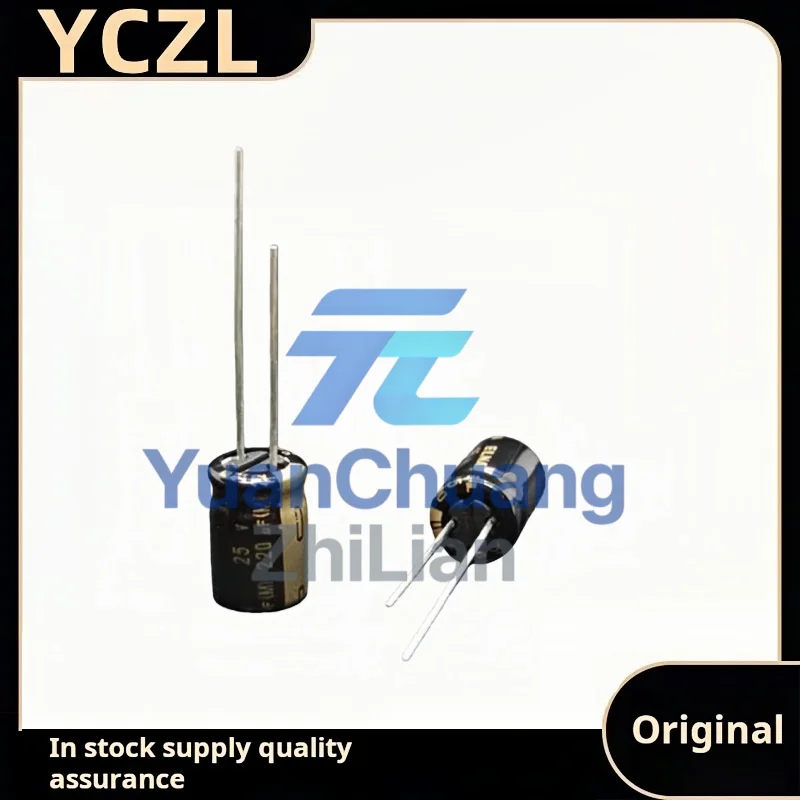 20PCS new genuine 25v220uF RA3 imported audio fever electrolytic capacitor volume 8*11.5