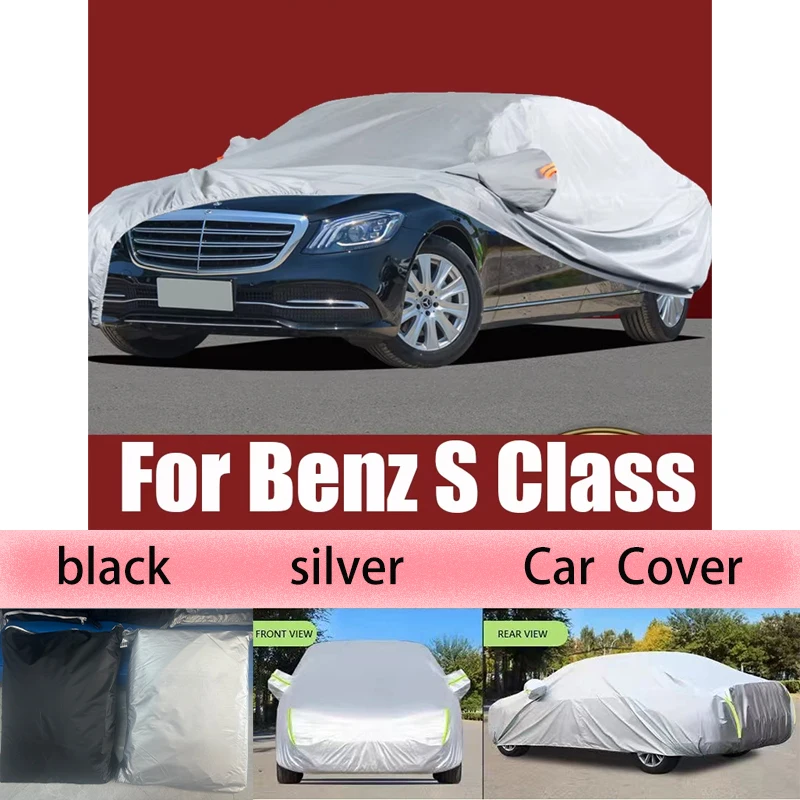 

Full Car Covers Indoor Outdoor Waterproof Anti Dust Sun Rain Snow Protection UV For Mercedes Benz S Class W221 W222 Accessories