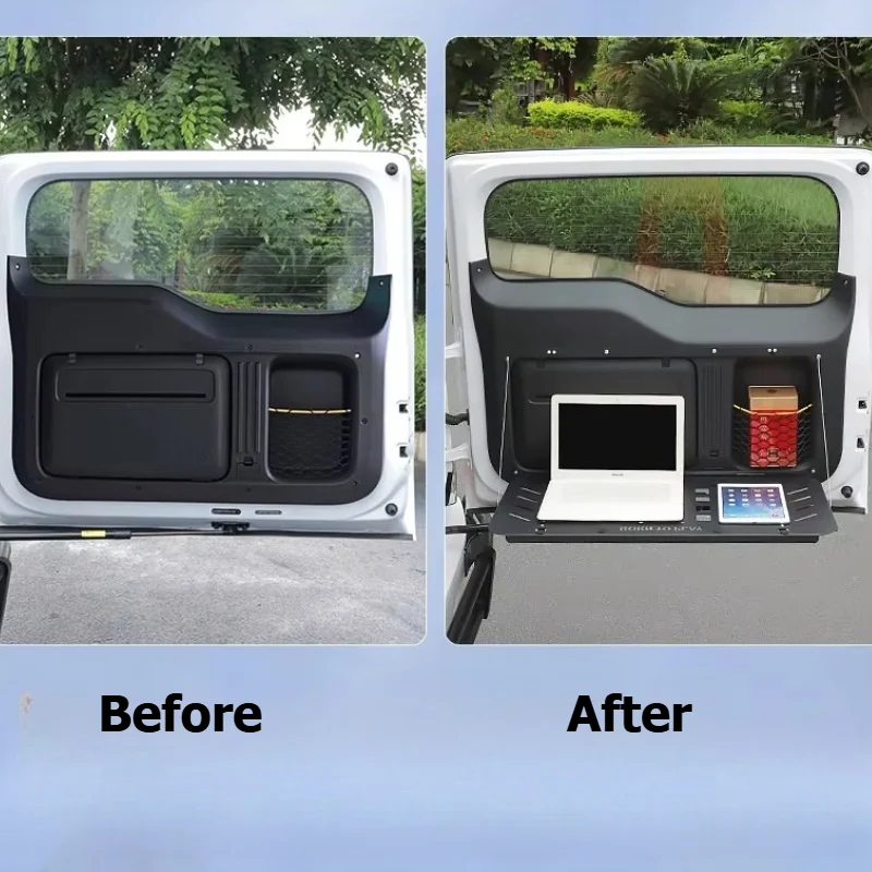 Tailgate Folding Small Table Board Storage Shelf Expansion Kit For Chery iCAR V23 2026 Outdoor Camping Modified Accessories