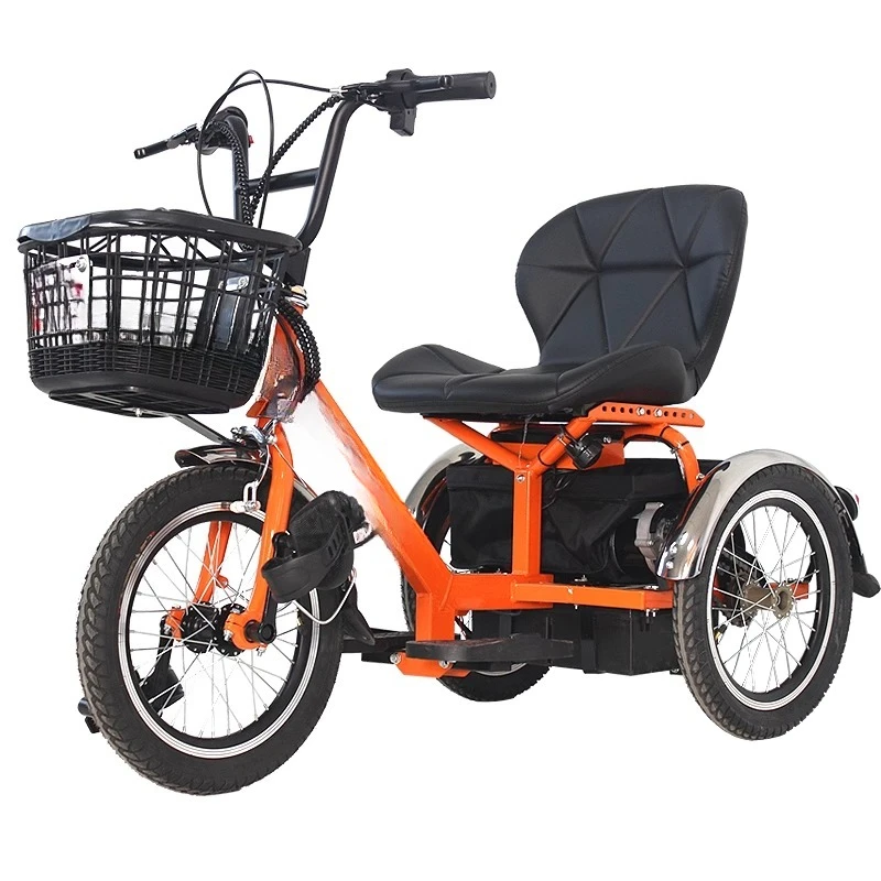 

Electric pedal dual-purpose tricycle, elderly power scooter, disabled elderly foot stepping light power bicycle