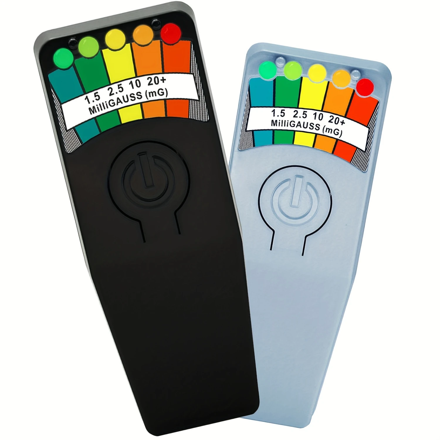 Equipamento de caça fantasma azul e preto, 2 pacotes, medidor emf, detector de campo, caixa de espírito, equipamento paranormal, gadgets de acampamento, bolsa bugout