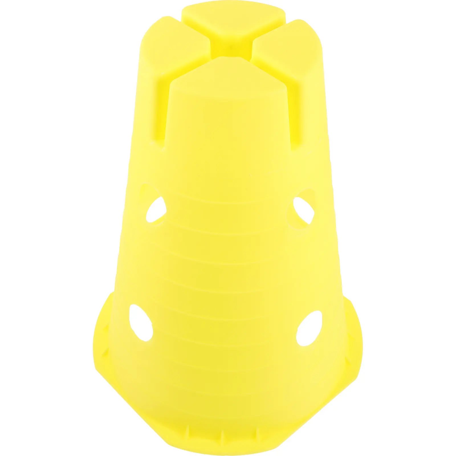 

Многоразовый конус-маркёр с плоским верхом для тренировок по футболу, бега, препятствий и разметки полей