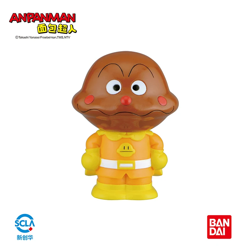 

Bandai Eyewear Factory's ANPANMAN Breadman Pinched Sound Soft Rubber Figurine - Curry Breadman Desktop Figurine Model Figurine