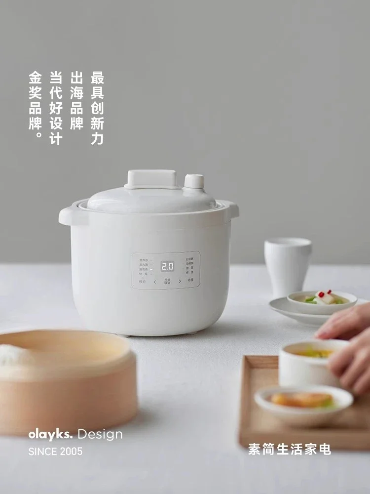 وعاء الحساء الكهربائي 220 فولت 2 سعة 5 لتر مع ضغط صغير لحساء الطبخ المنزلي عصيدة CBL